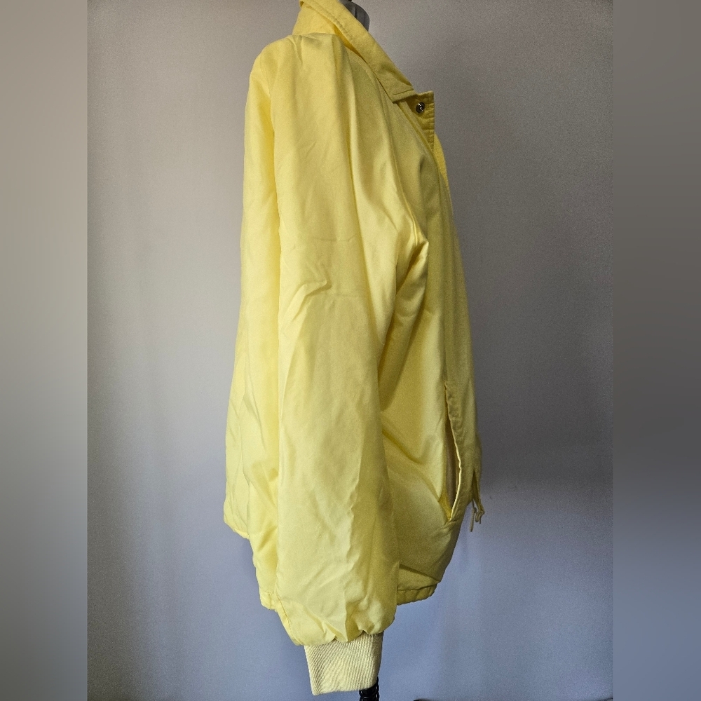 1988 Calgary Winter Olympic Vintage Antigua Butter Yellow Jacket. Size Large - Picture 5 of 11